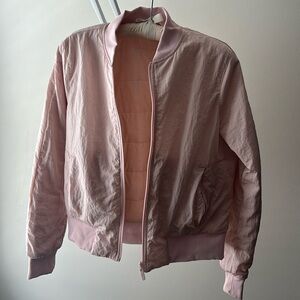 Lululemon Pink Bomber Jacket
